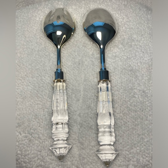 Vintage Shannon Crystal Salad Set - Designs of Ireland - Picture 2 of 6